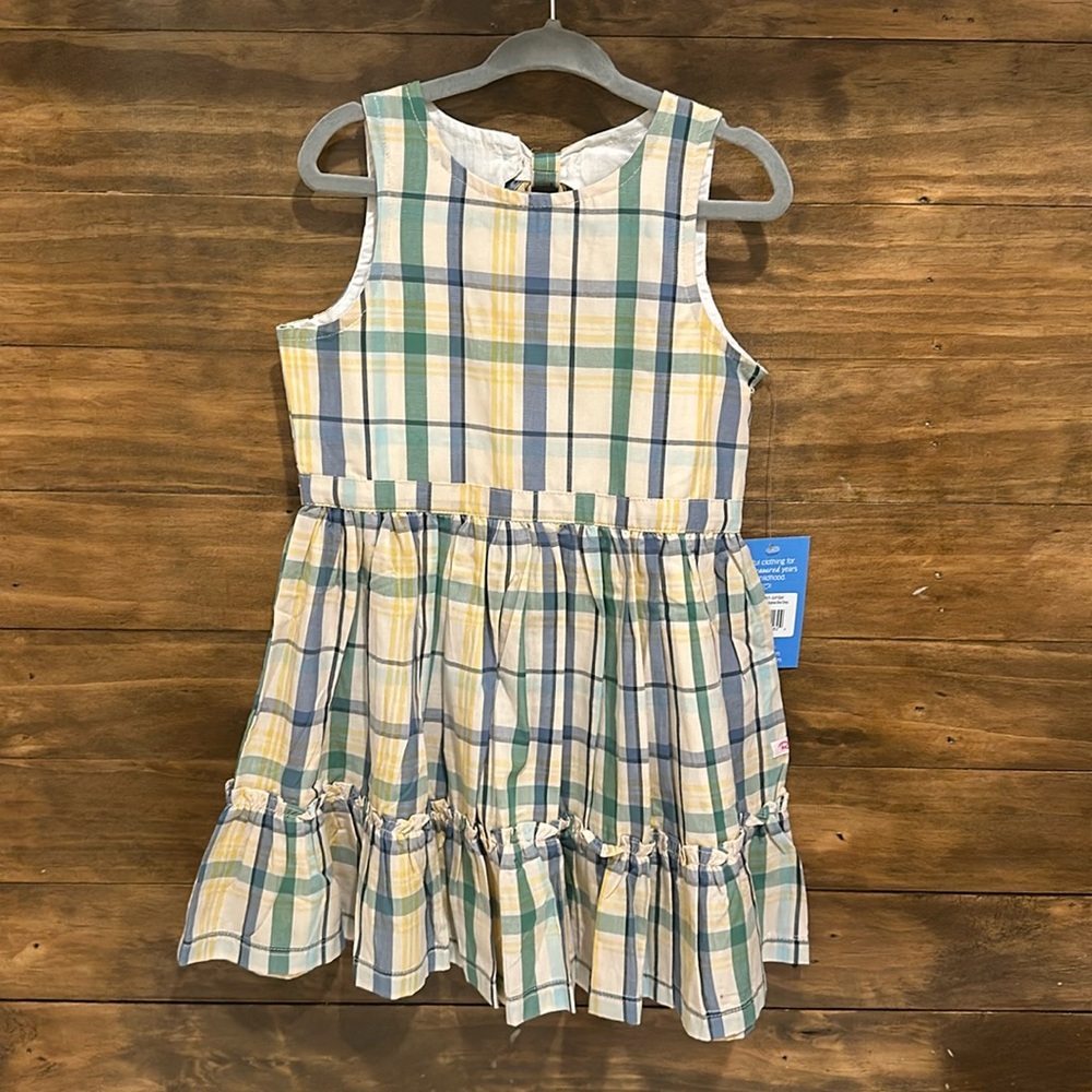 NWT Rufflebutts Summer Plaid Dress